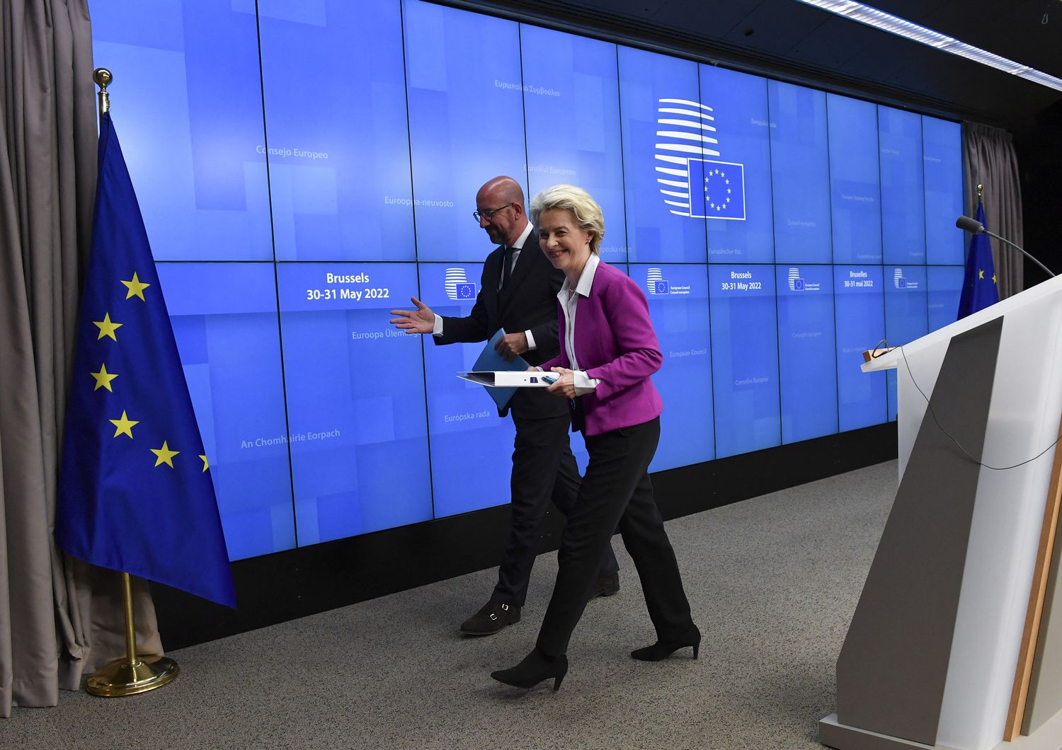 Charles Michel e Ursula von der Leyen