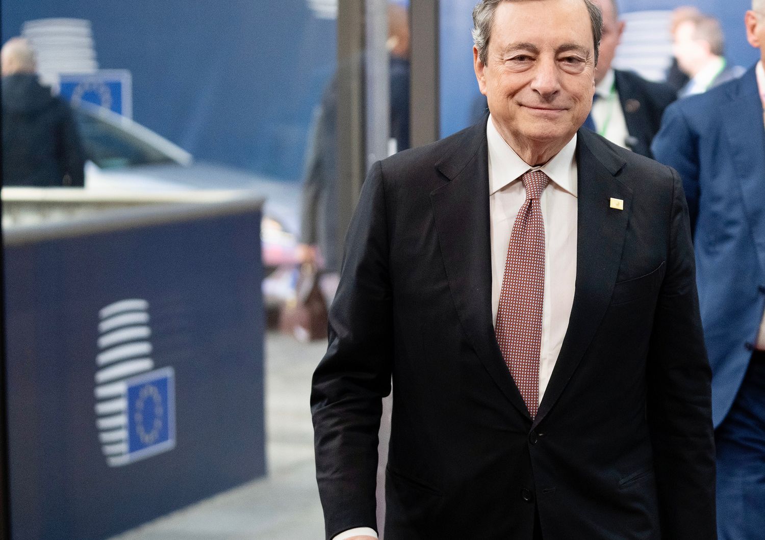 Il premier Mario Draghi al Consiglio Europeo straordinario&nbsp;
