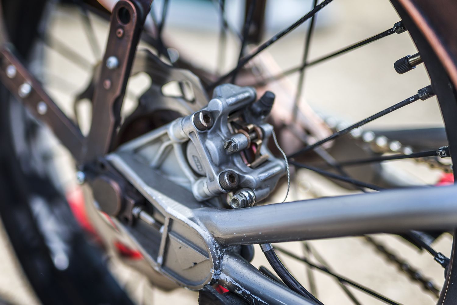 Particolare di una bici