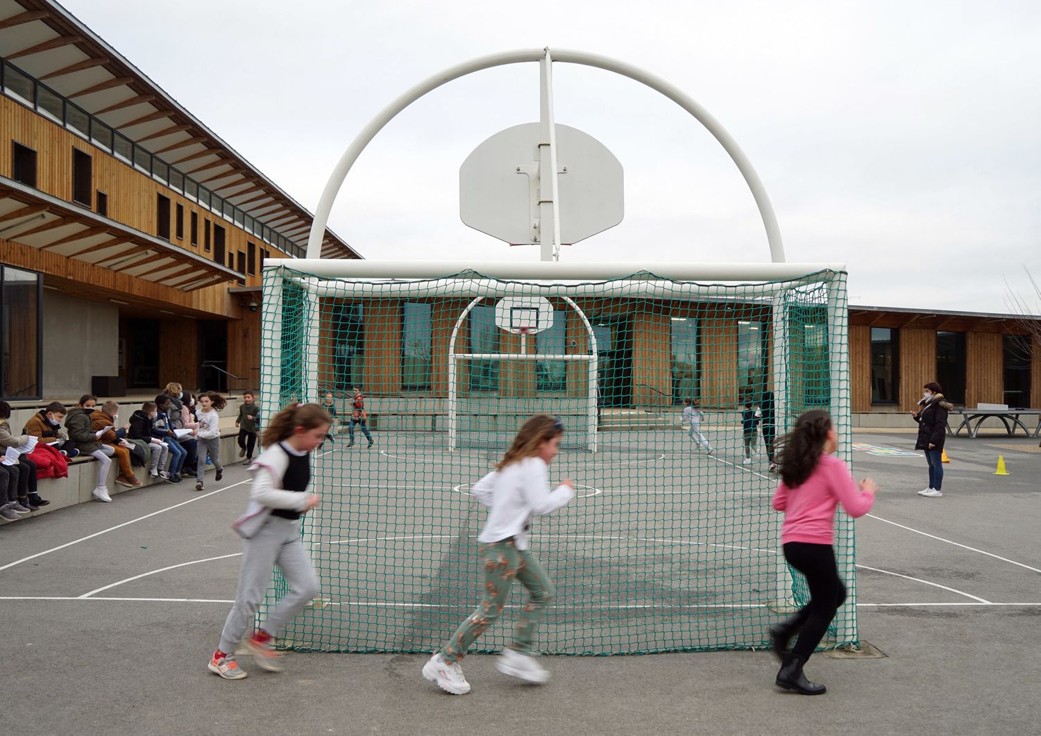 L'ora di ginnastica in una scuola francese&nbsp;