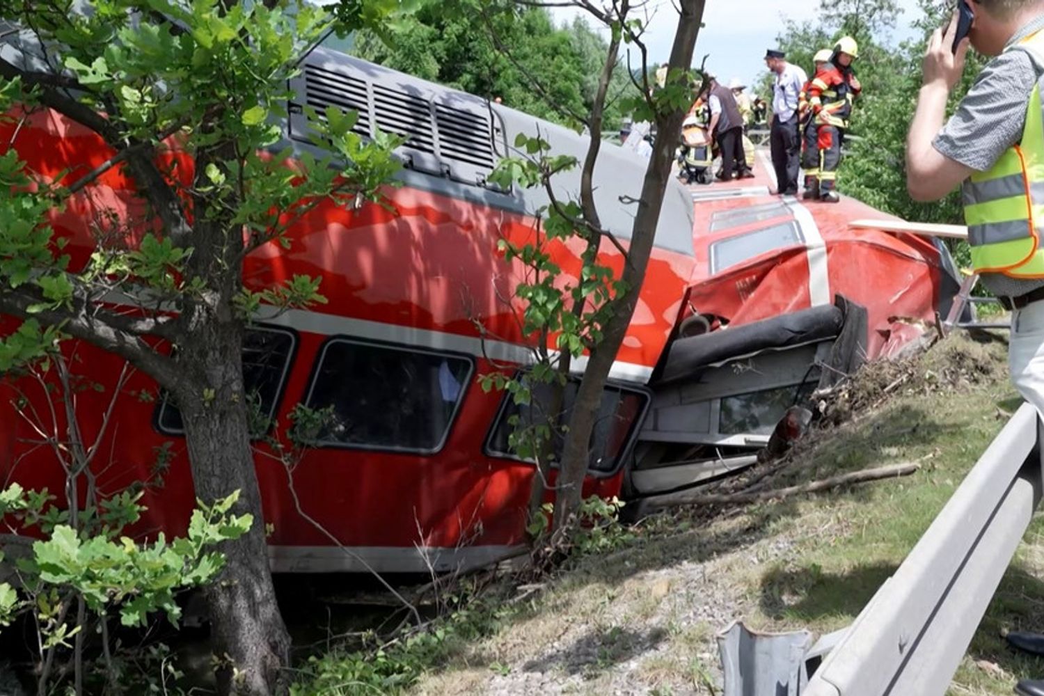 L'incidente ferroviario a&nbsp;Garmisch-Partenkirchen in Baviera