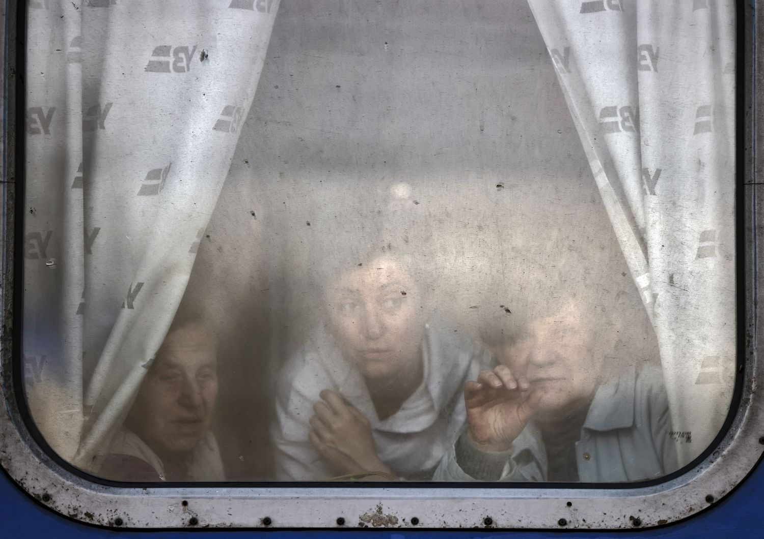 Donne in fuga da Sloviansk&nbsp;