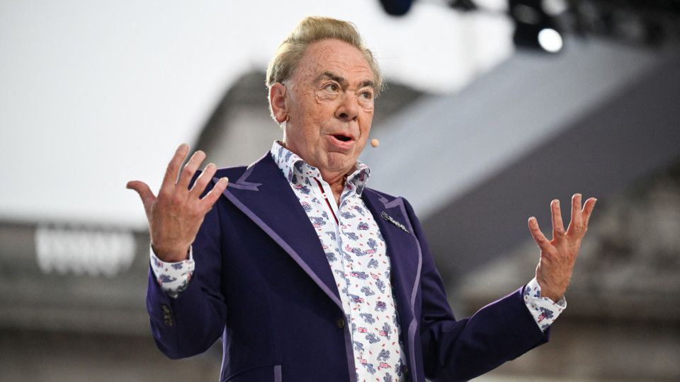 Il compositore britannico Andrew Lloyd Webber