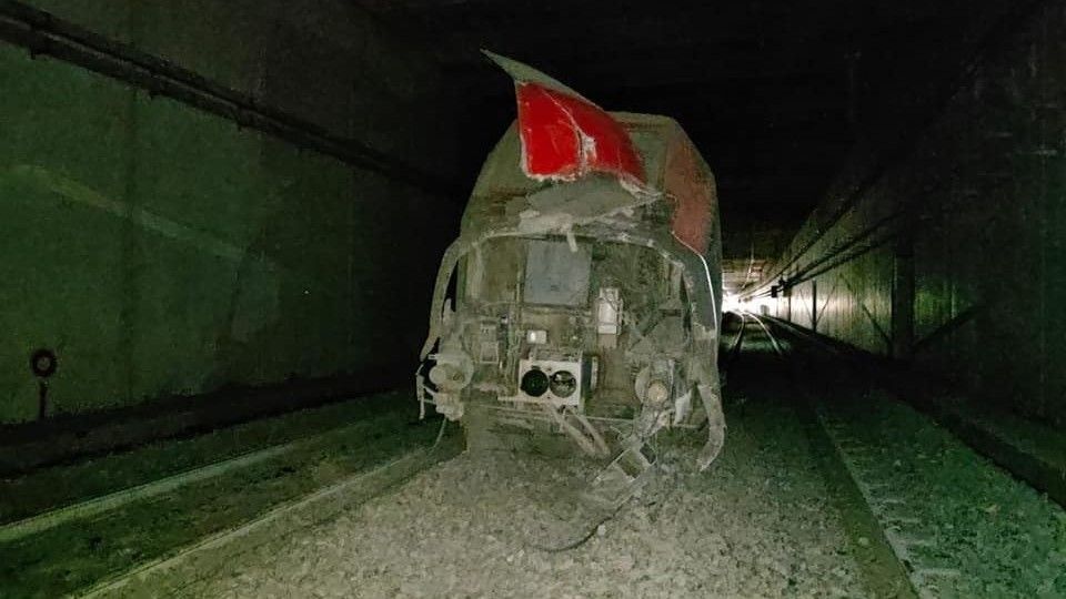 Il Frecciarossa deragliato a Roma