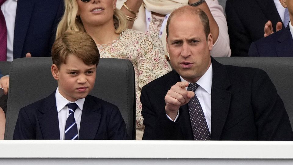 Una smorfia del principe George