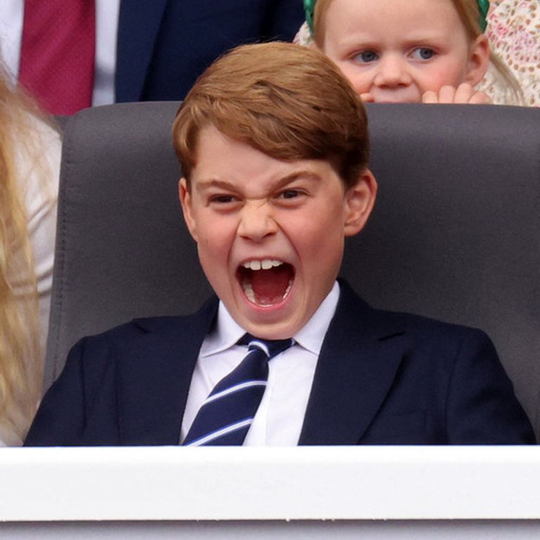 Una smorfia del principe George