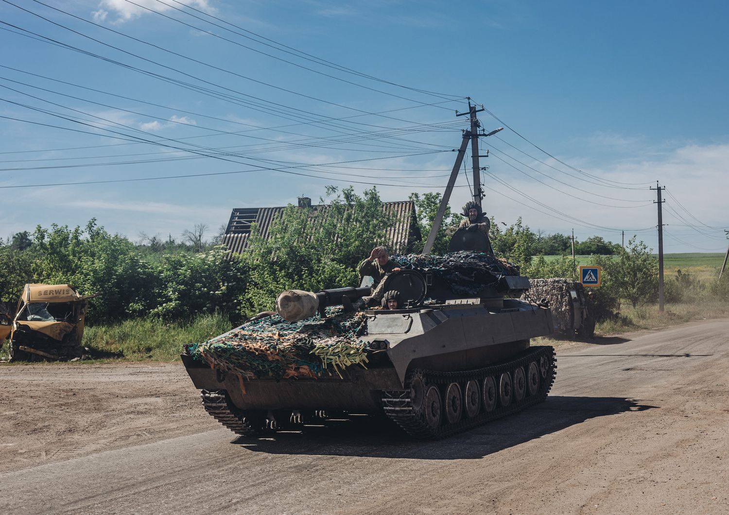 Carro armato ucraino nel Lugansk&nbsp;