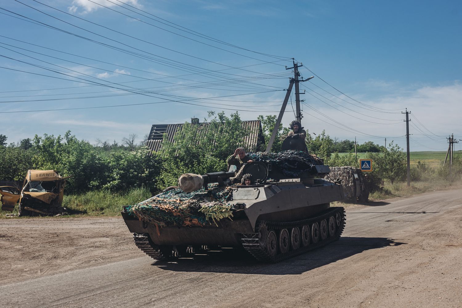 Carro armato ucraino nel Lugansk&nbsp;