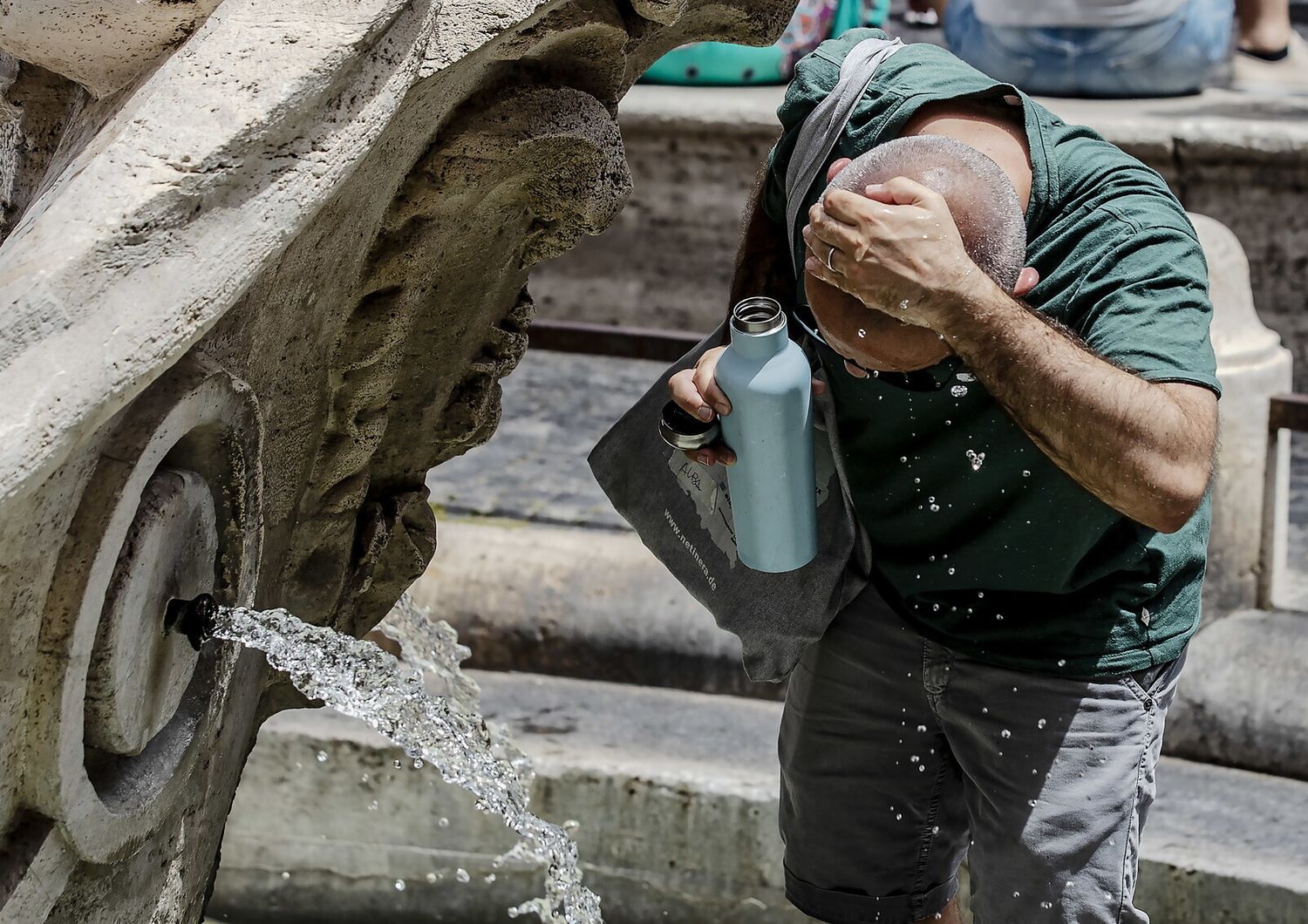 Afa e caldo a Roma