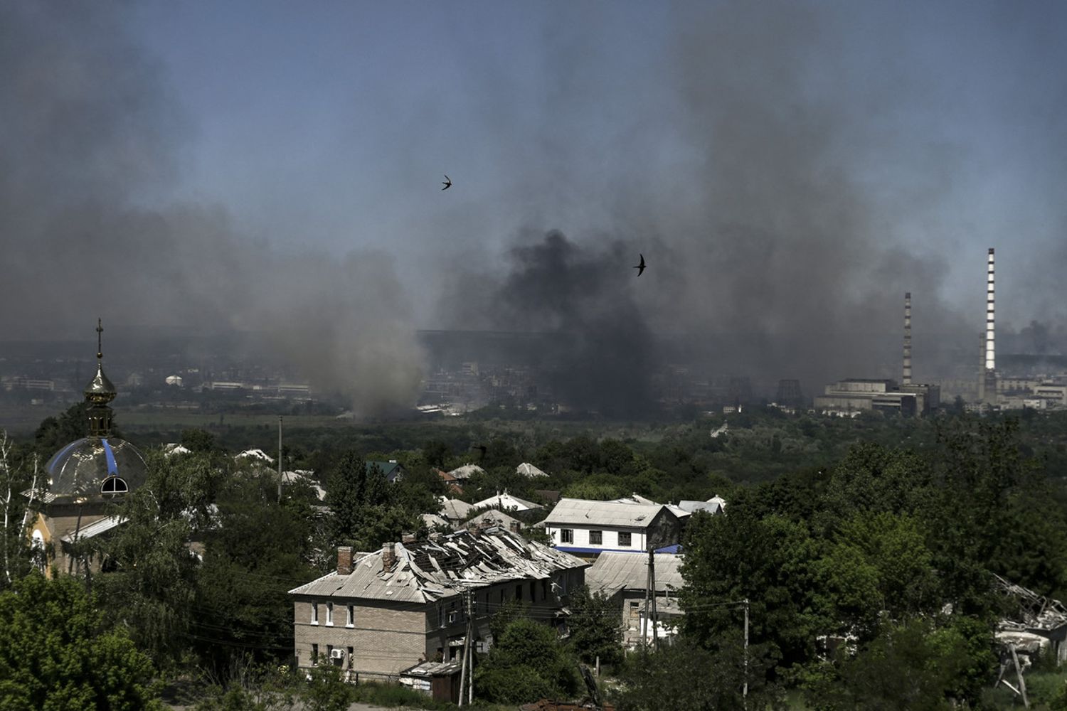 La zona industriale di Severodonetsk &nbsp;