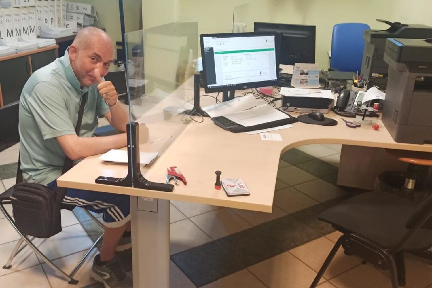 Mirko Di Natale rinnova la sua carta d'identit&agrave; nel Comune di Cormano