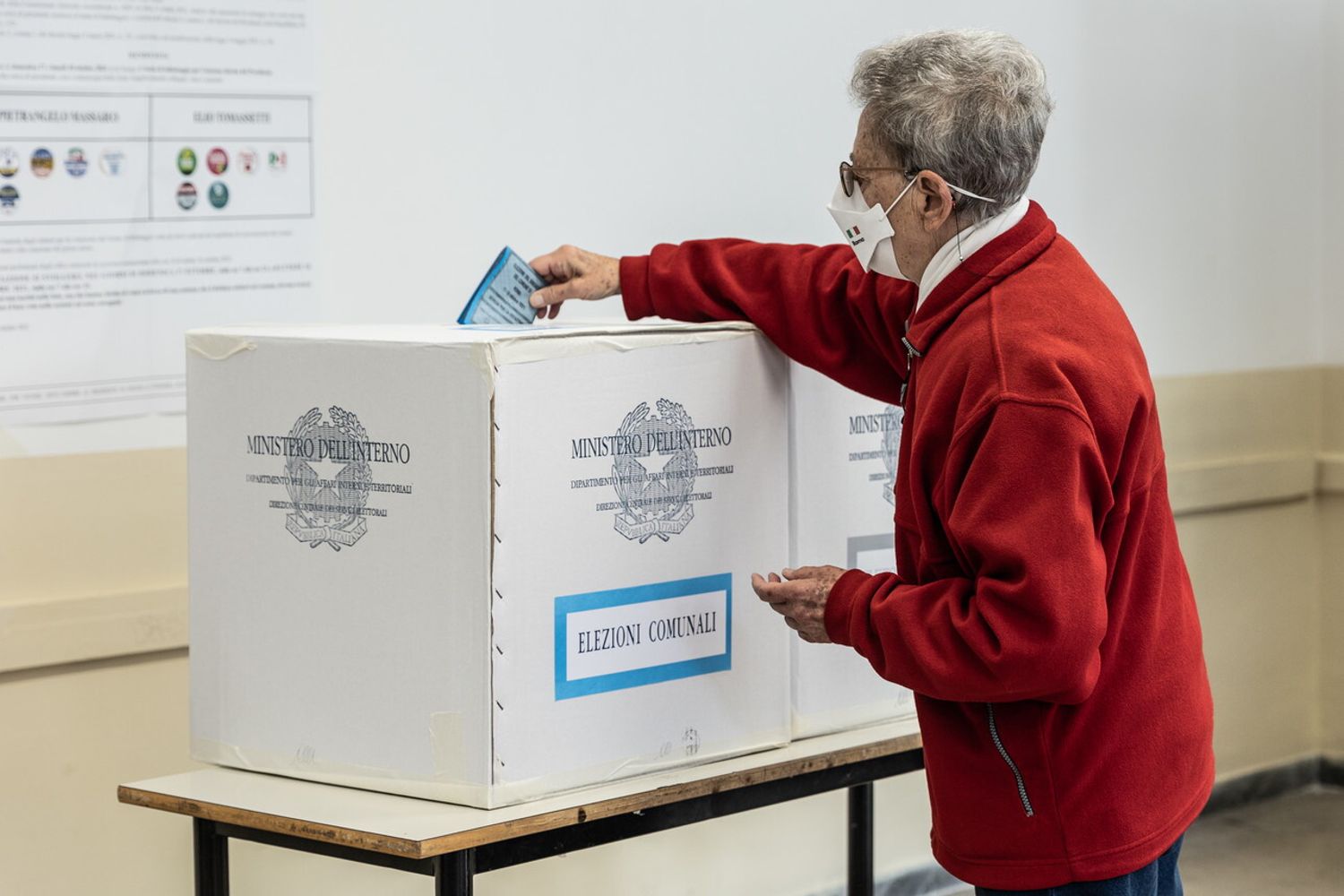 Un seggio elettorale&nbsp;