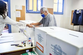 Un seggio elettorale&nbsp;