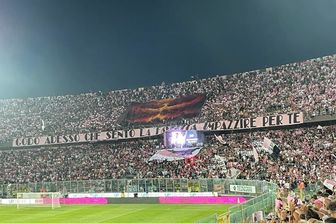 Lo stadio Renzo Barbera. Alla Favorita tutto esaurito per la finale dei play-off per la promozione in Serie B