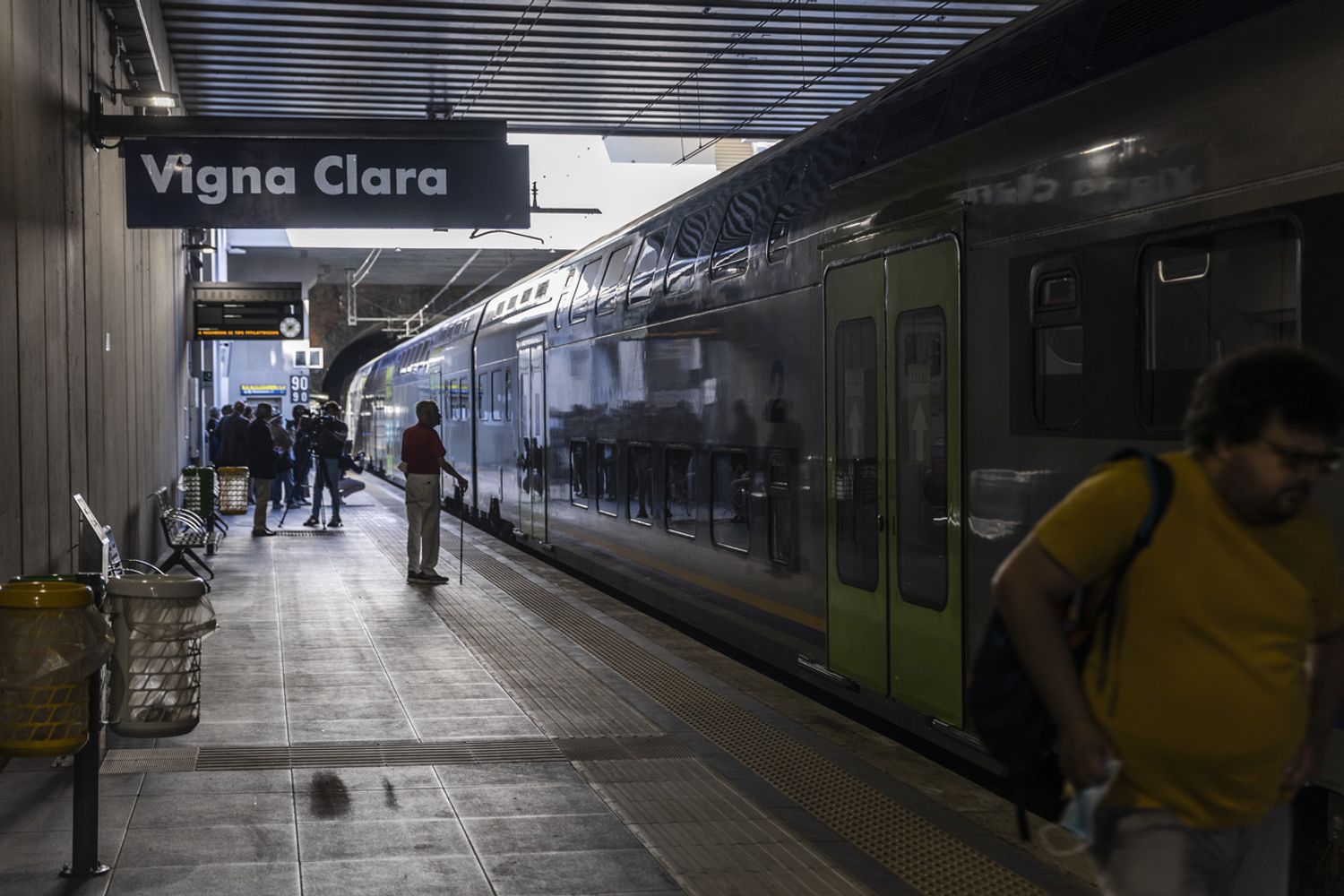 La stazione di Vigna Clara a Roma