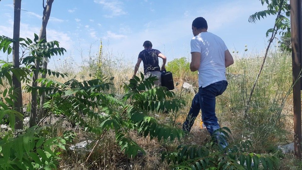 I sopralluoghi nel posto in cui &egrave; stato trovato il corpo della piccola Elena&nbsp;