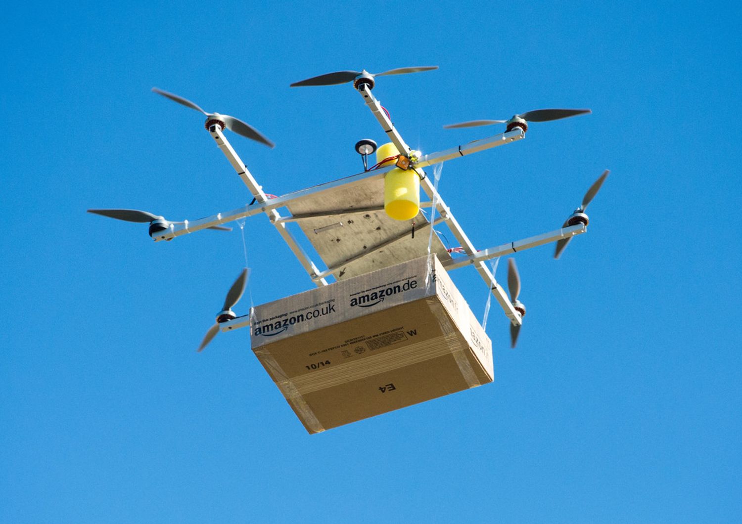 Un drone con cui sono state effettuate delle consegne in Germania nel 2014