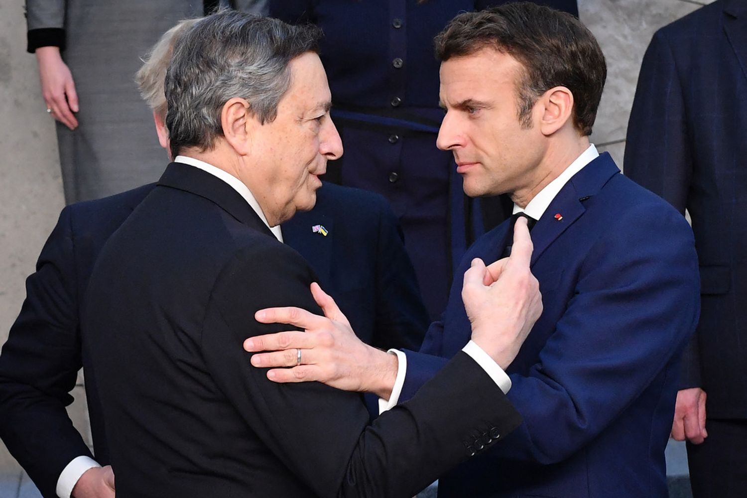 Mario Draghi ed Emmanuel Macron