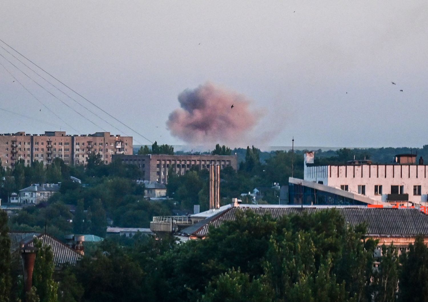 Bombardamenti a Donetsk&nbsp;