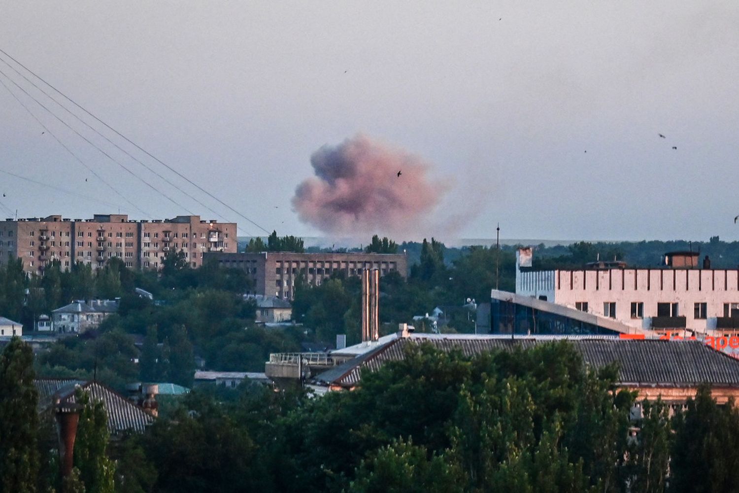 Bombardamenti a Donetsk&nbsp;