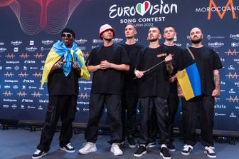 Il gruppo musicale ucraino  Kalush, vincitore dell'Eurovision 2022&nbsp;