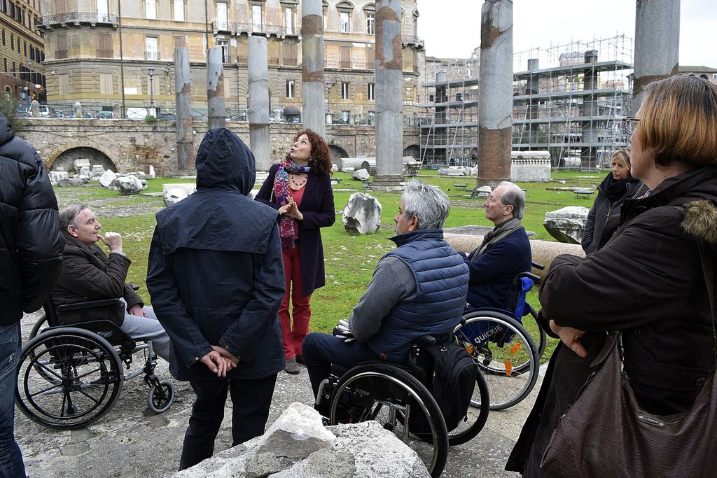 Visita ai Fori romani per la Giornata delle persone ocn disabilit&agrave;&nbsp;
