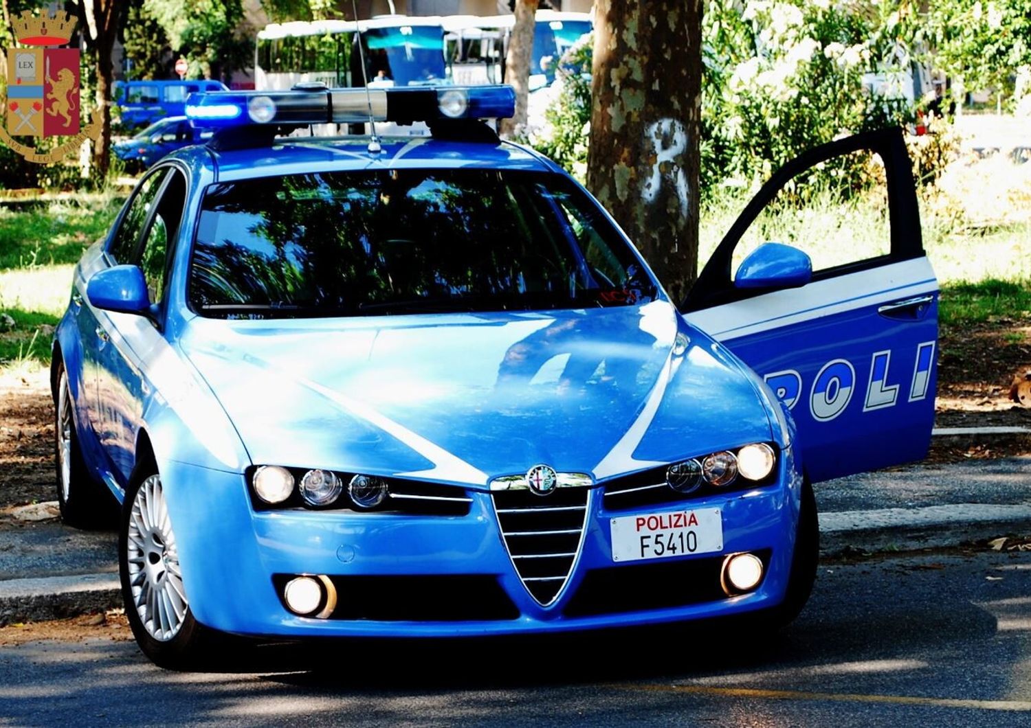 Una volante della polizia&nbsp;