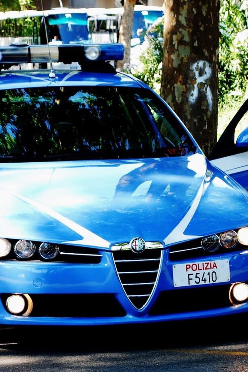 Una volante della polizia&nbsp;