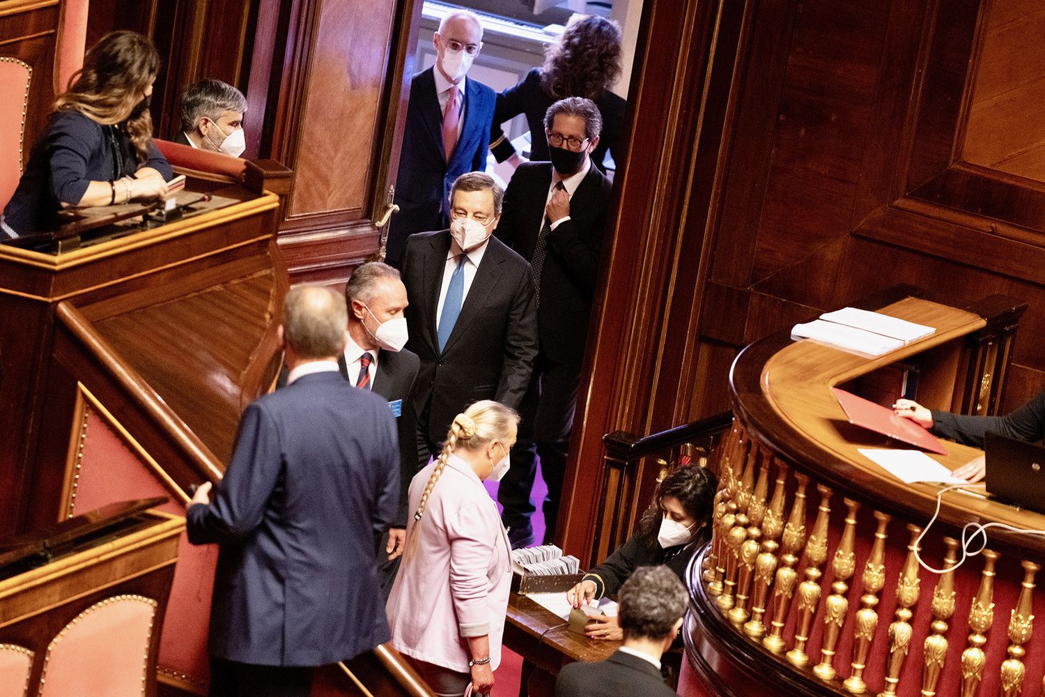 Il premier Mario Draghi&nbsp;