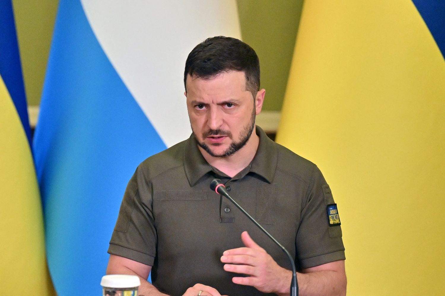 Il presidente dell'Ucraina Volodimir Zelensky