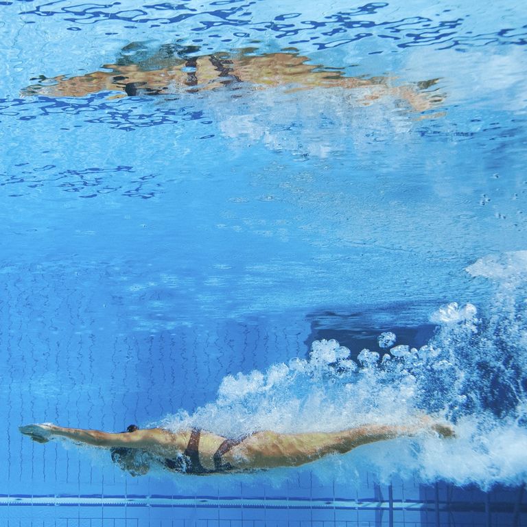 immagini syncronette rischia annegare campionati mondo Budapest