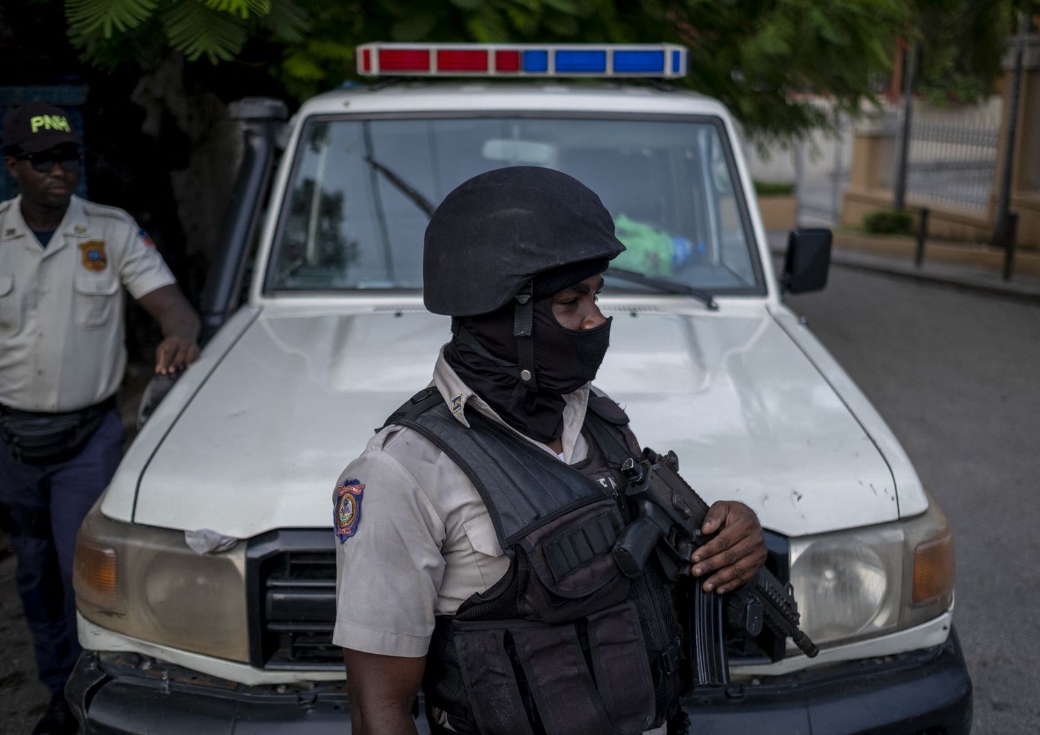 Polizia a Port au Prince&nbsp;