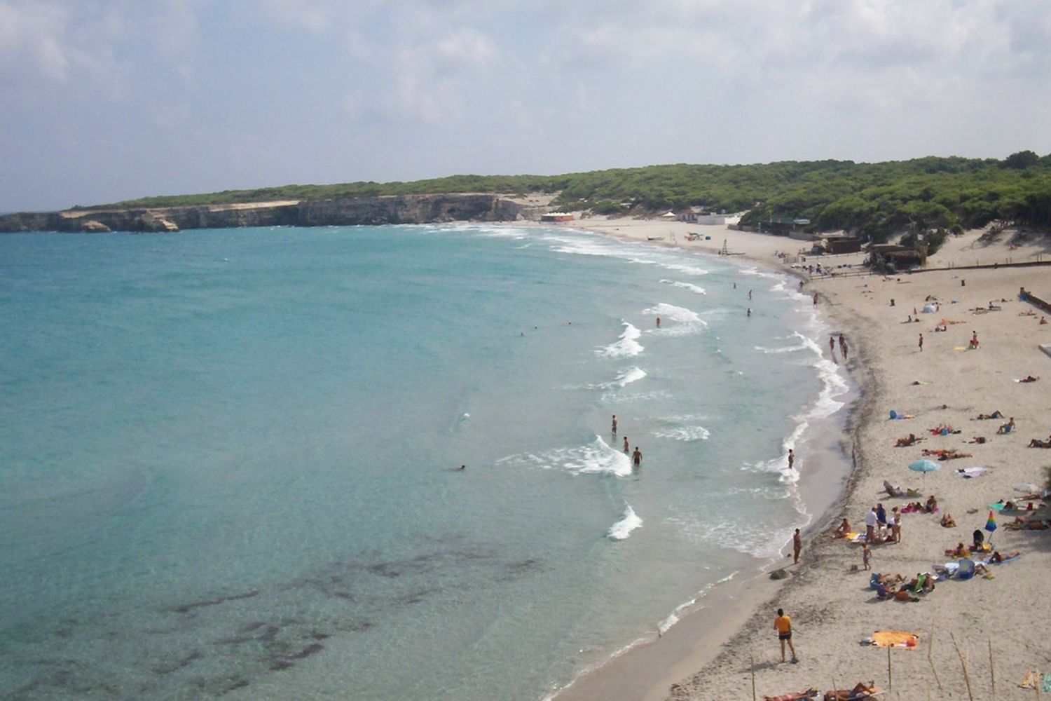 La spiaggia di Torre dell'Orso in Puglia