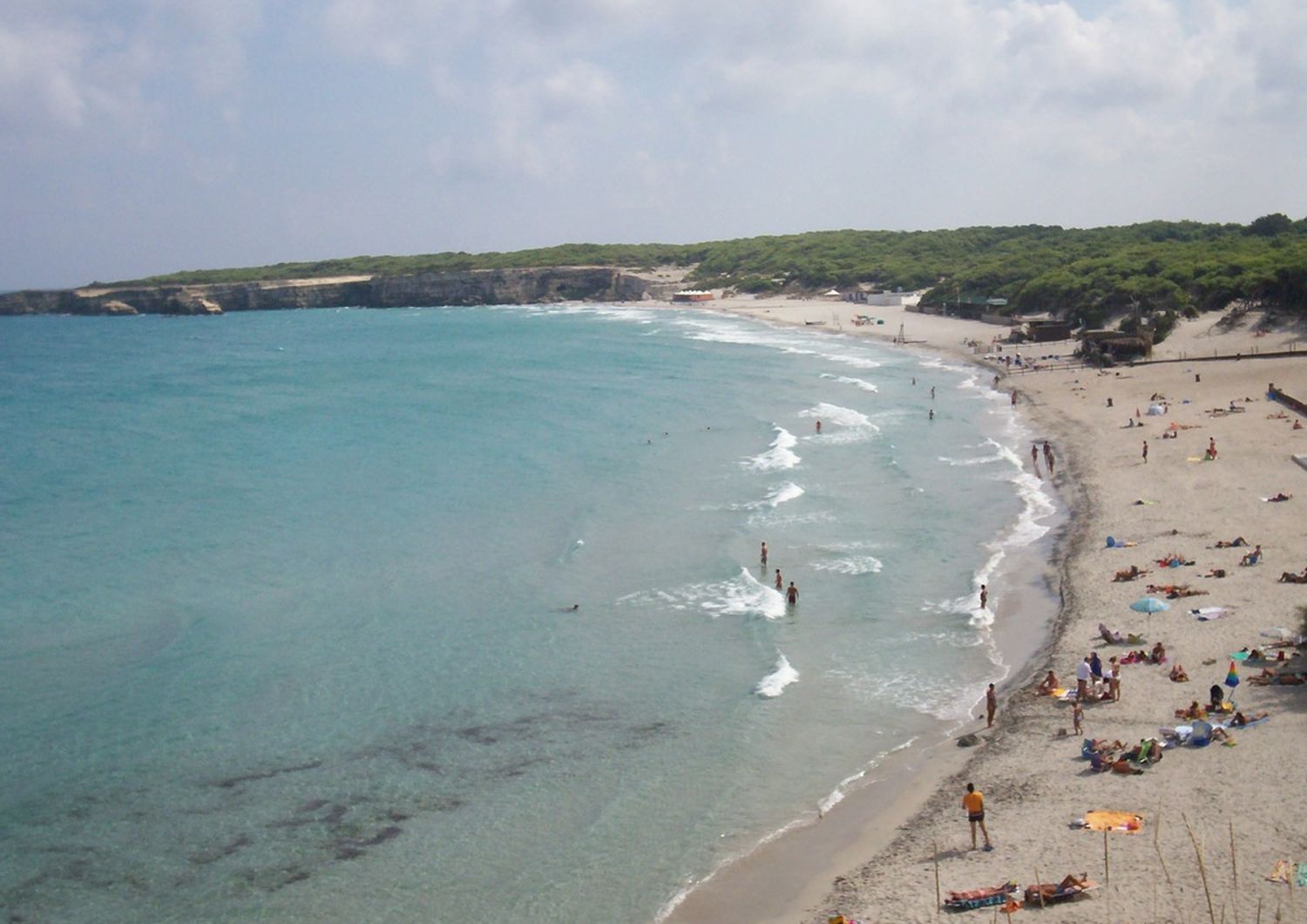 La spiaggia di Torre dell'Orso in Puglia