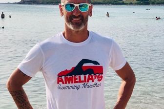 Il nuotatore e allenatore sardo Corrado Sorrentino