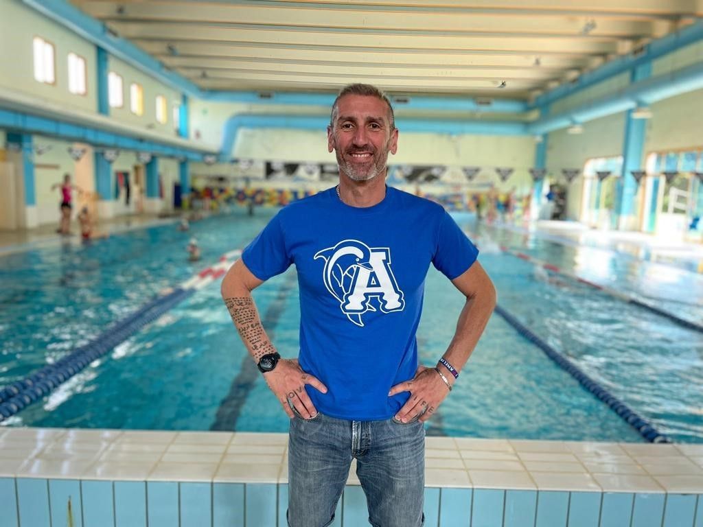 Corrado Sorrentino direttore sportivo del Centro Atlantide di Elmas (Cagliari)