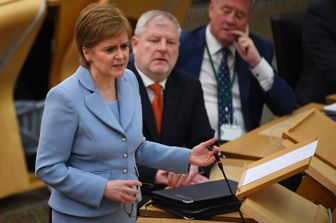 La premier della Scozia Nicola Sturgeon&nbsp;