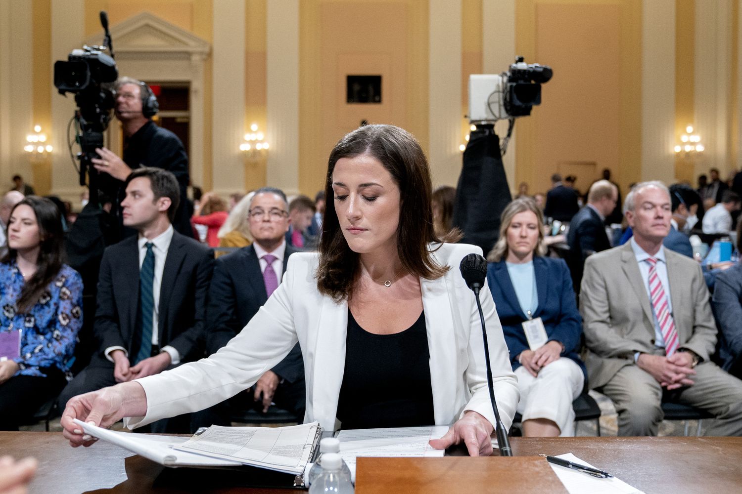 La testimonianza dell'ex collaboratrice della Casa Bianca Cassidy Hutchinson sull'assalto a Capitol Hill&nbsp;