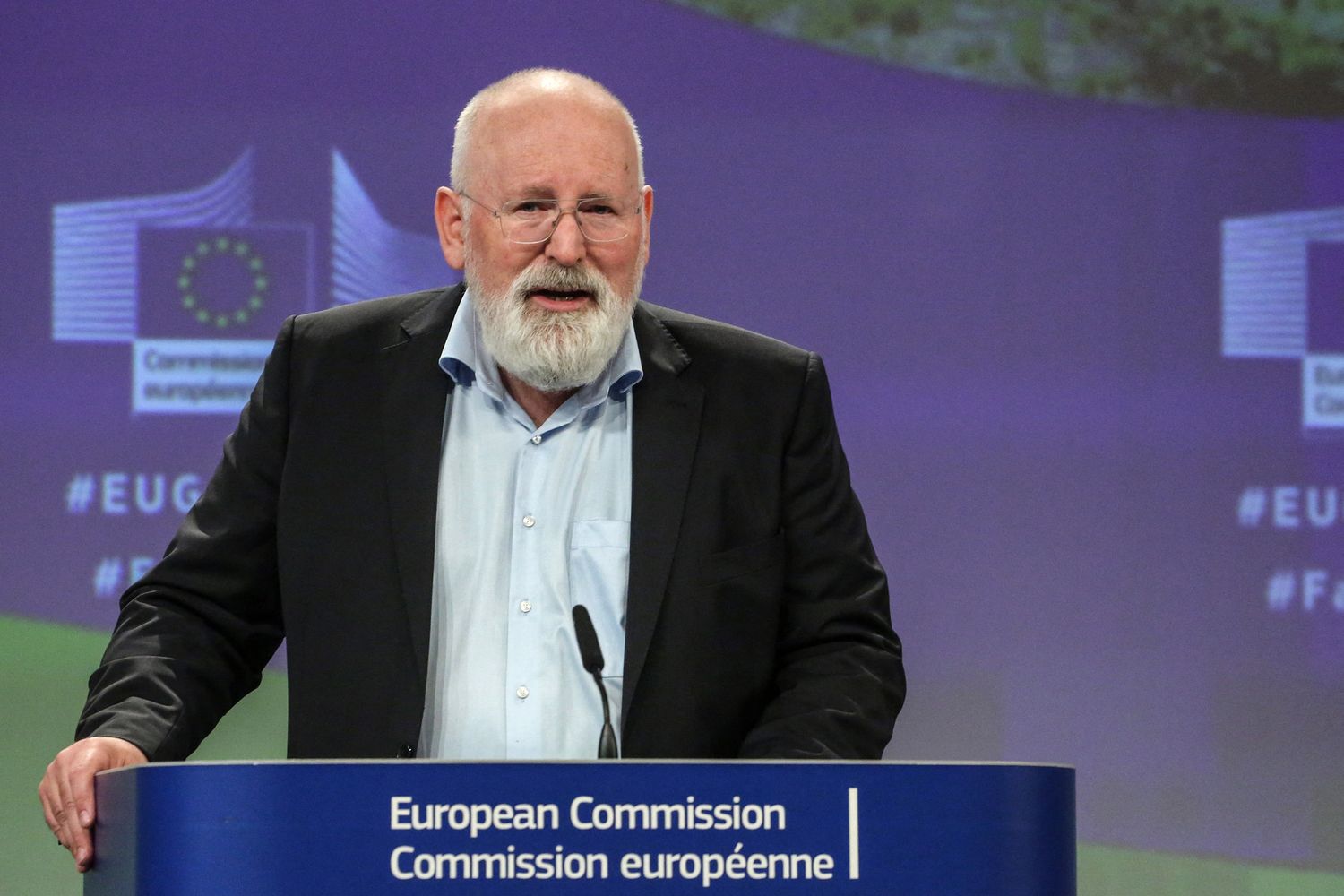Il vicepresidente e Commissario Ue per commissario per il Green Deal, Frans Timmermans