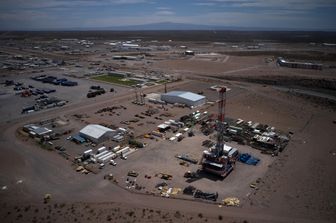 L'area dello stabilimento di 'Vaca Muerta', in Argentina