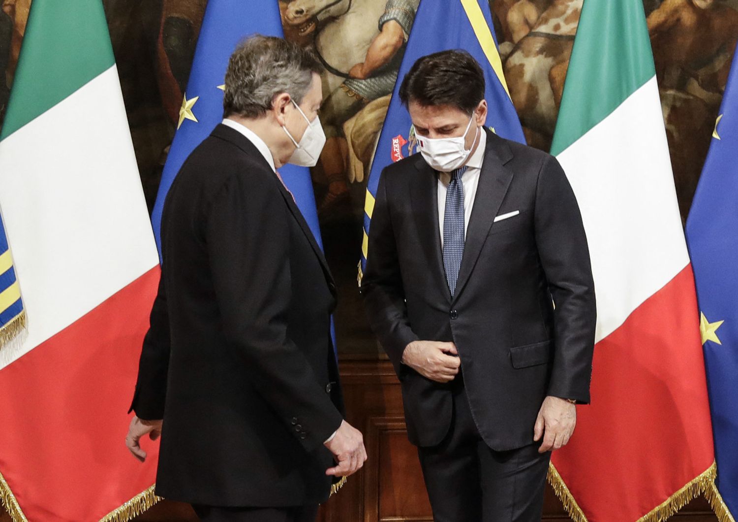 Mario Draghi e Giuseppe Conte