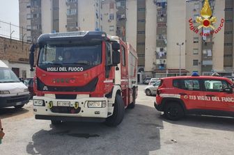 Il luogo in cui &egrave; precipitato un ascensore a Palermo