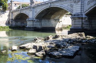 Siccit&agrave;, livello del Tevere a Roma