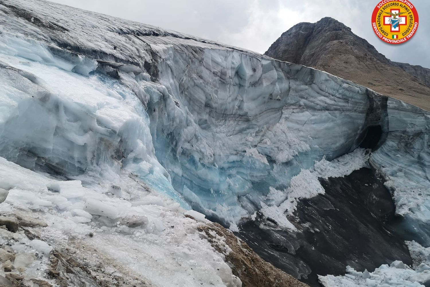 Il crollo sulla Marmolada