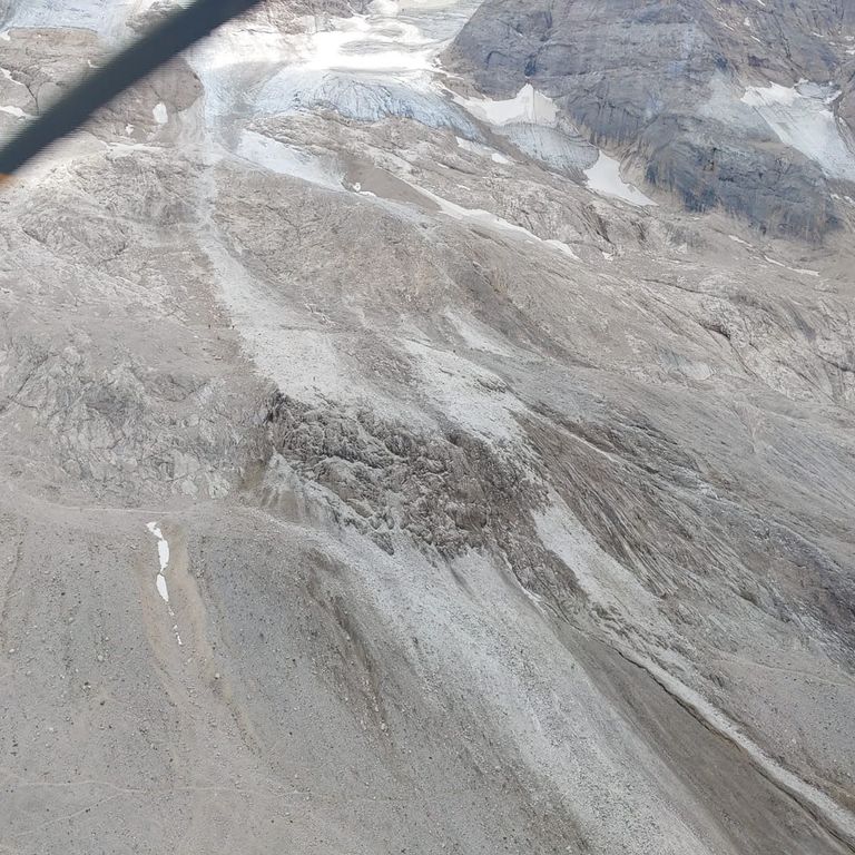 Il crollo sulla Marmolada