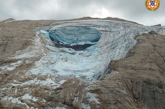 Il crollo sulla Marmolada