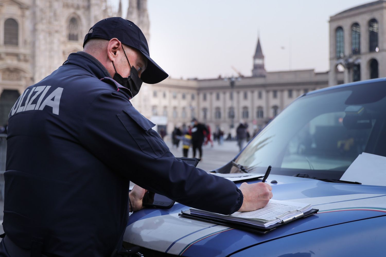 Polizia a Milano&nbsp;