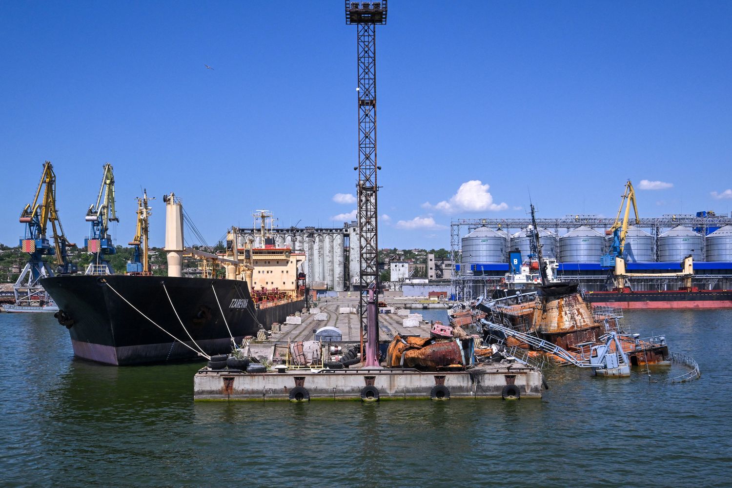 Il porto di Mariupol&nbsp;