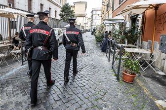 Carabinieri a Trastevere