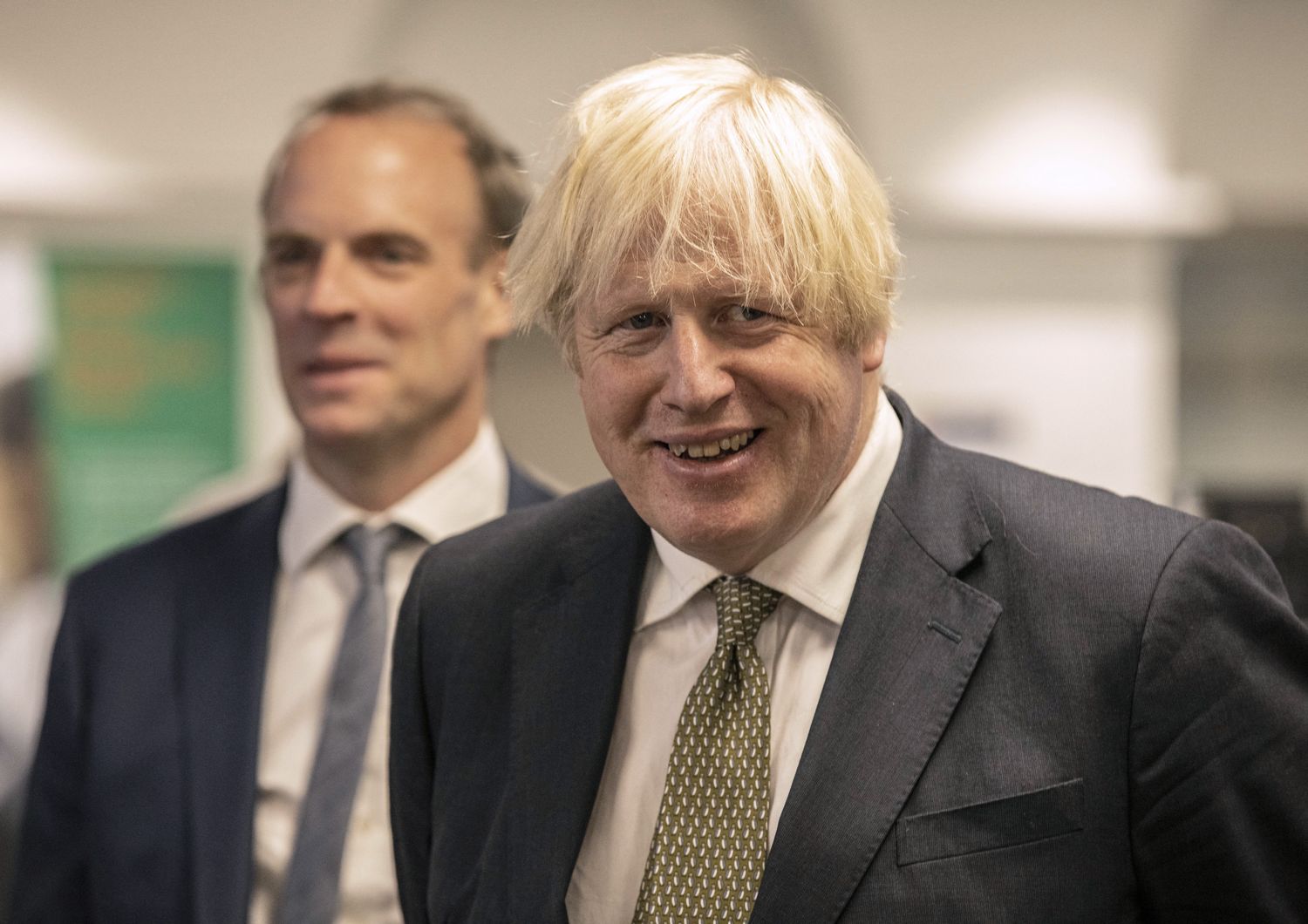 Boris Johnson e Dominic Raab&nbsp;